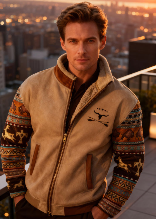 Leon ~ Stylowa Bluza Polarowa z Termiczną Podszewką